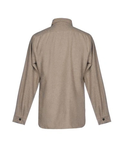 Shop The Silted Company Solid Color Shirt In Dove Grey