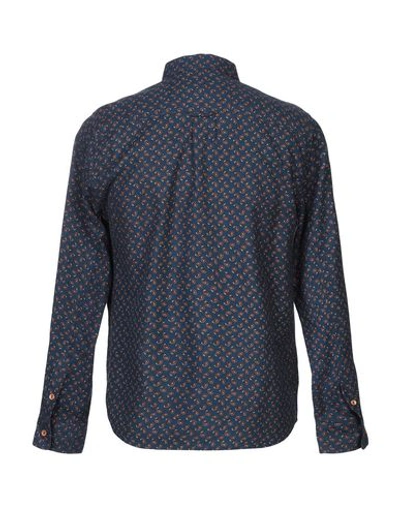 Shop Bellfield Shirts In Dark Blue