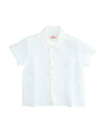 Shop Cacharel Shirts In Ivory