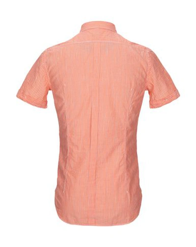 Shop Dnl Shirts In Orange