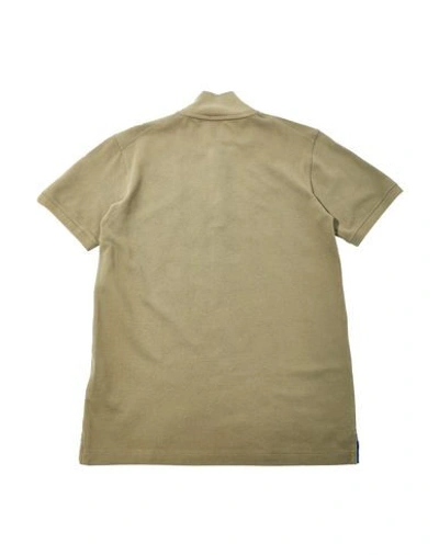 Shop Armani Junior T-shirts In Military Green