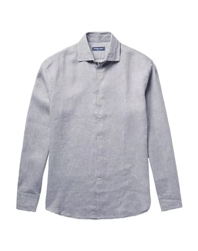 Shop Frescobol Carioca Shirts In Grey