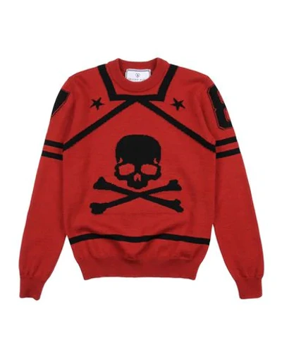 Shop Philipp Plein Sweaters In Red