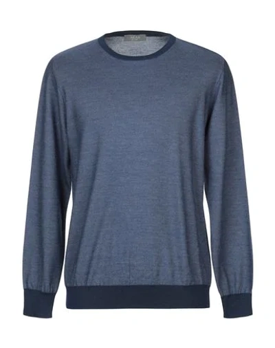 Shop Aran Cashmere Sweaters In Blue