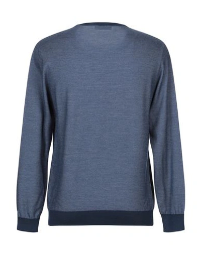 Shop Aran Cashmere Sweaters In Blue