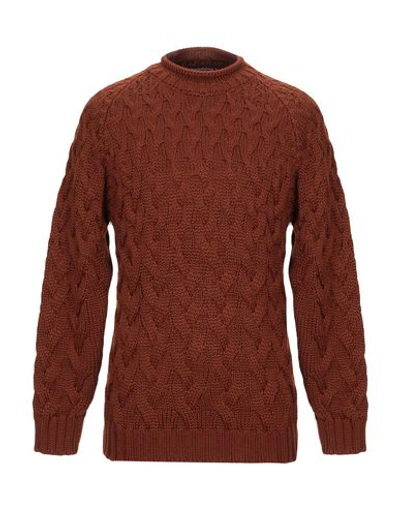Shop Saint Paul Sweaters In Rust