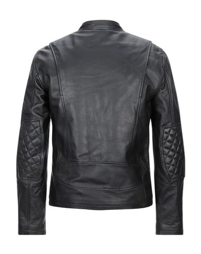 Shop Schott Biker Jacket In Black