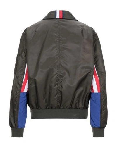 Shop Tommy Hilfiger Bomber In Military Green