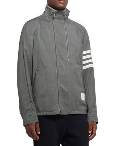 Thom Browne Jacket In Grey