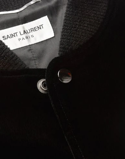 Shop Saint Laurent Jackets In Black