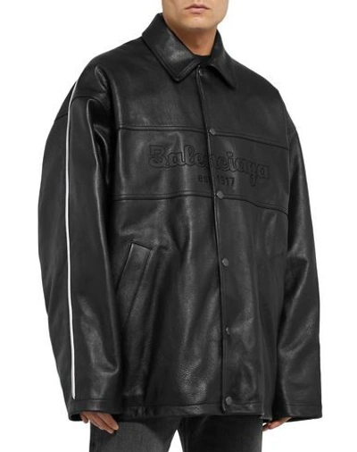 Shop Balenciaga Jackets In Black