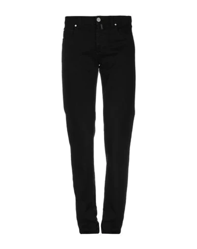 Shop E.marinella Denim Pants In Black