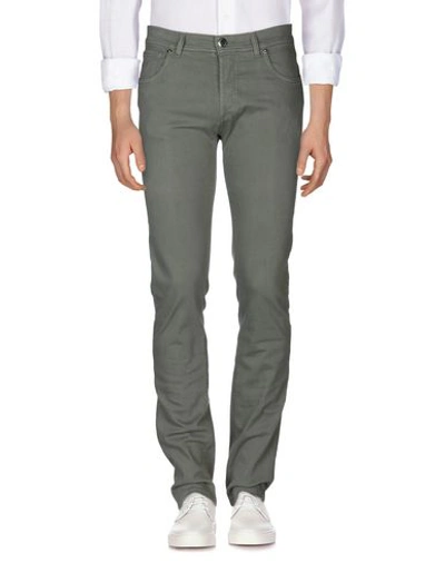 Shop E.marinella Jeans In Military Green