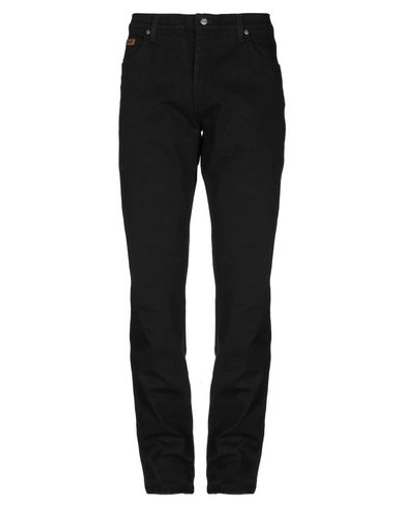 Shop Wrangler Denim Pants In Black