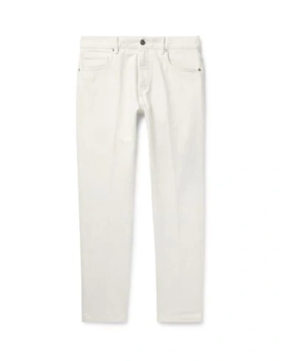 Shop Ermenegildo Zegna Jeans In White