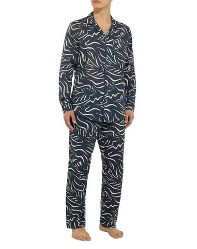 Shop Desmond & Dempsey Sleepwear In Slate Blue