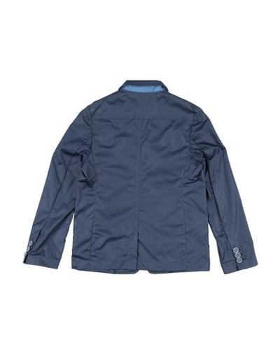 Shop Siviglia Suit Jackets In Dark Blue