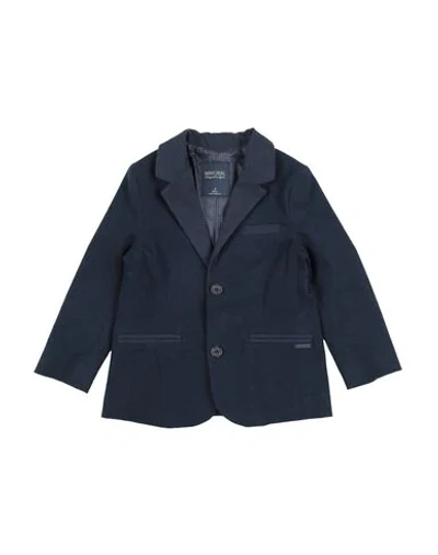 Shop Mayoral Toddler Boy Blazer Midnight Blue Size 3 Cotton, Elastane