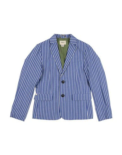 Shop Bellerose Suit Jackets In Bright Blue