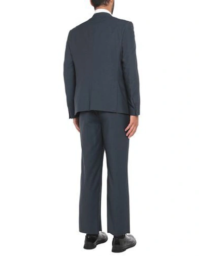 Shop Alessandro Gherardi Suits In Slate Blue