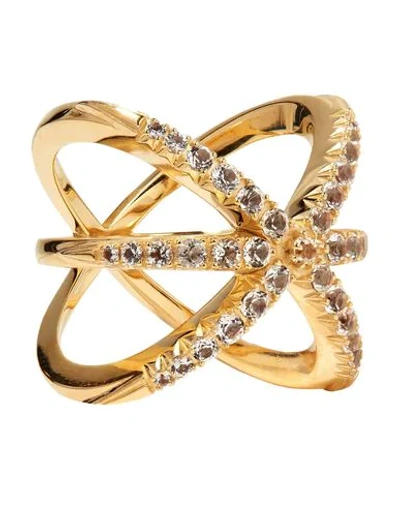Shop Elizabeth And James Rings In Gold