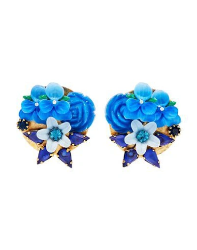 Shop Elizabeth Cole Earrings In Blue