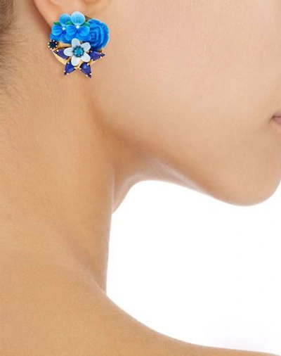 Shop Elizabeth Cole Earrings In Blue