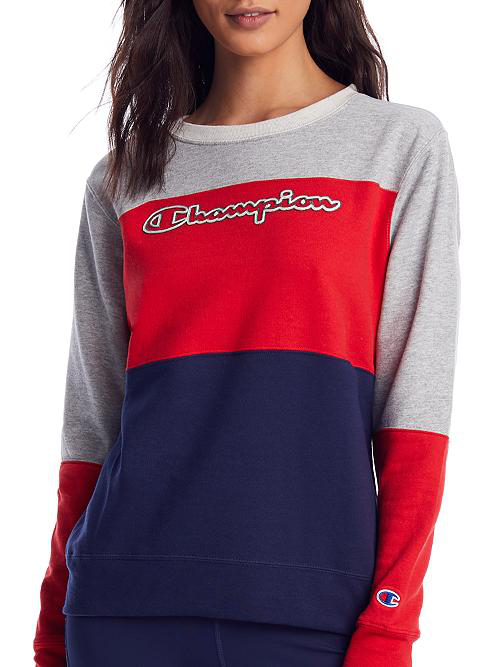 champion colour block sweatshirt