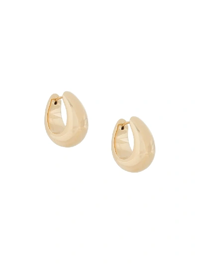 Shop Tom Wood Medium Ice Hoops In Gold