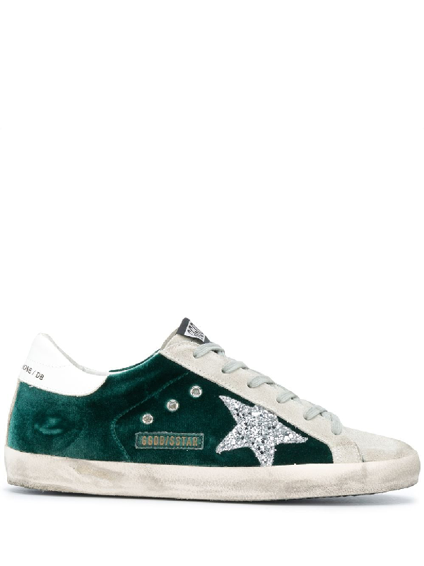 golden goose velvet sneakers