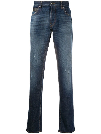 JUST CAVALLI STCA LOGO STRAIGHT-LEG JEANS 