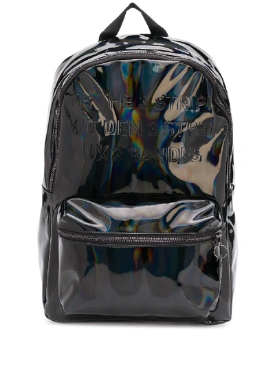 Adidas Originals Reflective Wet Look Backpack In Black | ModeSens
