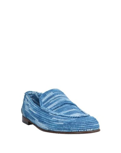 Shop Dolce & Gabbana Loafers In Azure