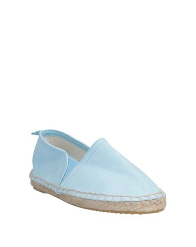 Shop Dolce & Gabbana Espadrilles In Sky Blue