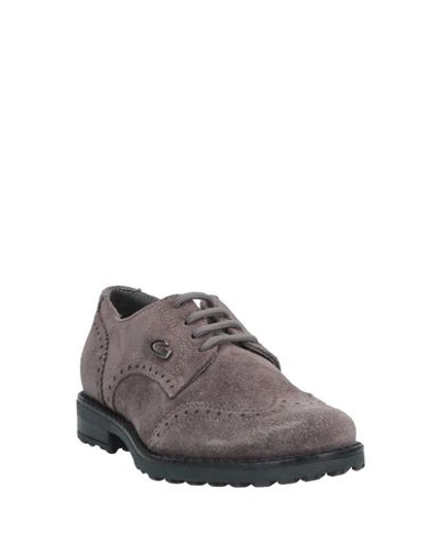 Shop Alberto Guardiani Lace-up Shoes In Grey