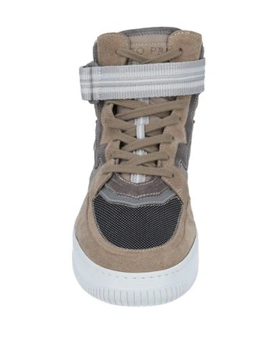 Shop Alberto Premi Sneakers In Sand