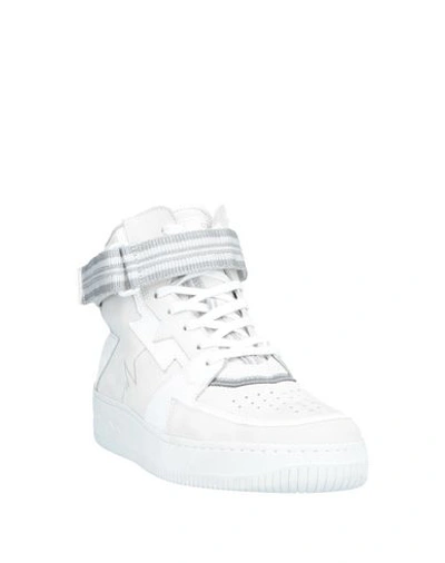 Shop Alberto Premi Sneakers In Ivory