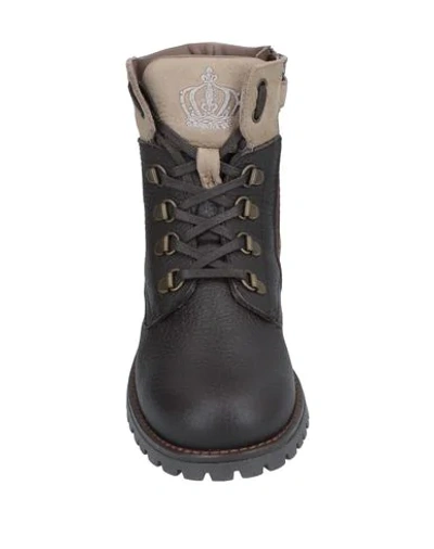 Shop Dolce & Gabbana Ankle Boots In Dark Brown