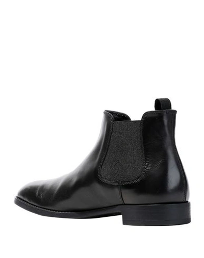 Shop Giorgio Armani Man Ankle Boots Black Size 8 Calfskin