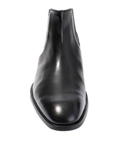 Shop Giorgio Armani Man Ankle Boots Black Size 8 Calfskin
