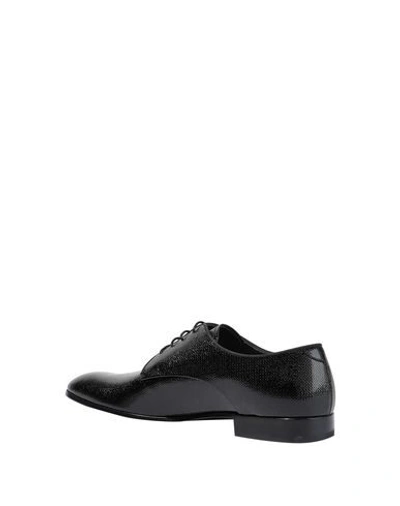 Shop Giorgio Armani Lace-up Shoes In Black