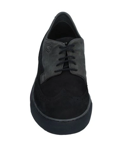 Shop Alberto Guardiani Sneakers In Black