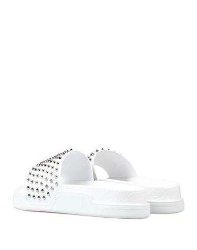 Shop Christian Louboutin Sandals In White