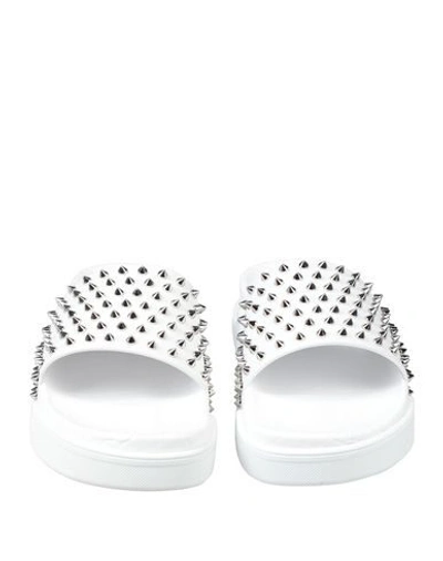 Shop Christian Louboutin Sandals In White