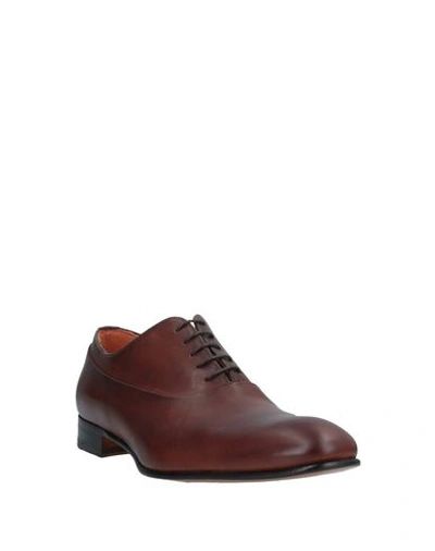 Shop Andrea Zori Lace-up Shoes In Brown