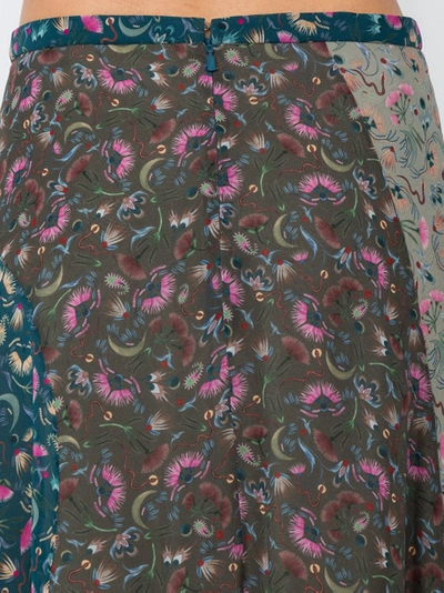 Shop Chloé Asymmetric Floral Print Skirt