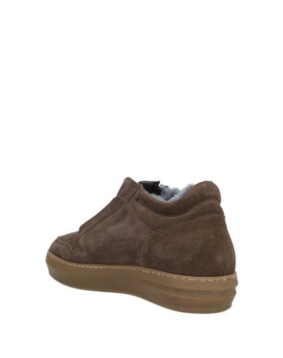 Shop Alberto Guardiani Sneakers In Camel