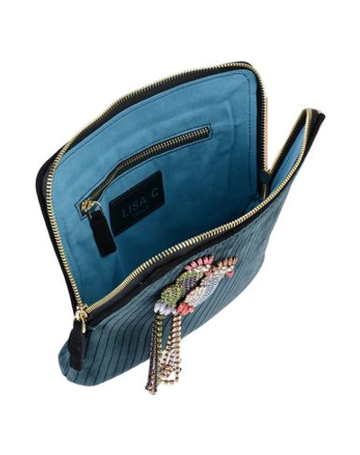 Shop Lisa C Bijoux Handbag In Deep Jade