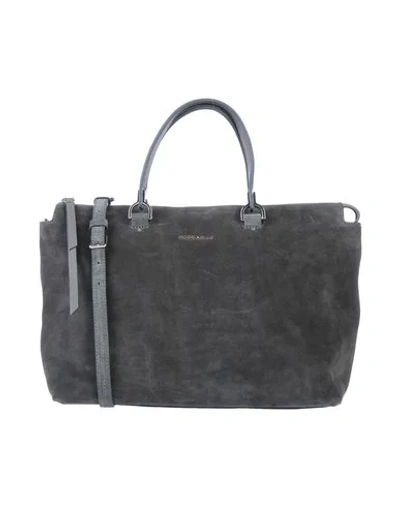Shop Coccinelle Handbag In Steel Grey