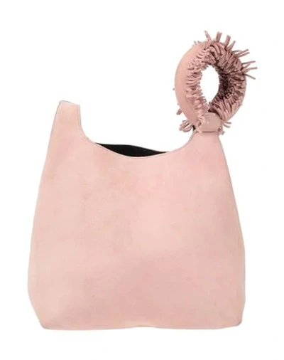 Shop Elena Ghisellini Handbag In Light Pink